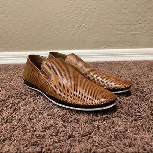 Zanzara Men’s Leather Slip-On Dress Shoe